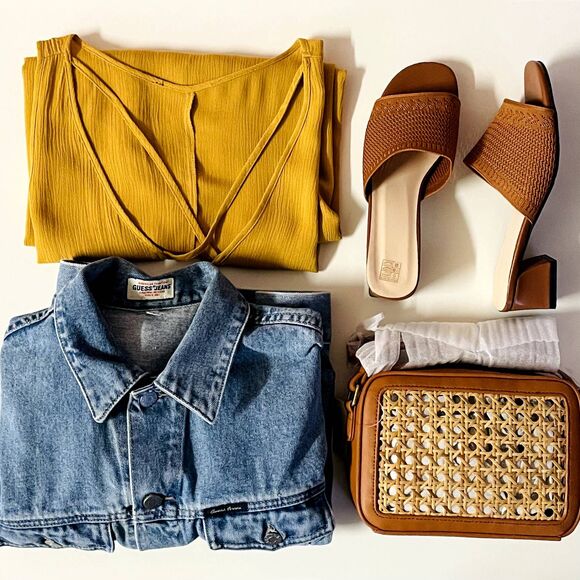 Forever 21 NWOT Mustard Yellow Tank Dress Size M - Picture 2 of 10